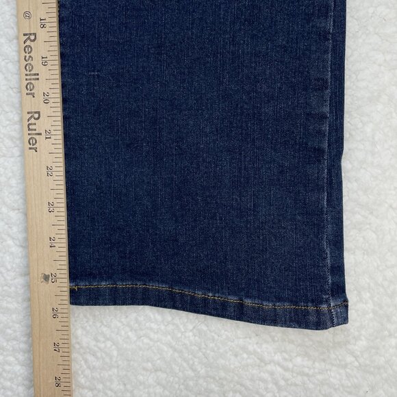 Chaps Ralph Lauren Womens Sz 8/29 Crop Kick Jeans Straight Leg Mid Rise 28x25 - Picture 8 of 14